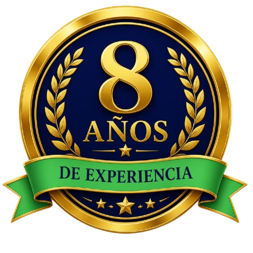 8 años de experiencia